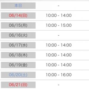 広島市中区薬研堀のヘルス AGORA（アゴラ）早朝6：00オープン!!厳選美人OLが連日多数出勤!!の写メ日記　来週の出勤表?画像